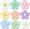 16PCS Daisy Balloons, Boho Flower Balloons Aluminum Foil Groovy Daisy Party Decorations for Birthday Baby Shower Wedding Party (4color,Large*8,Small*8)